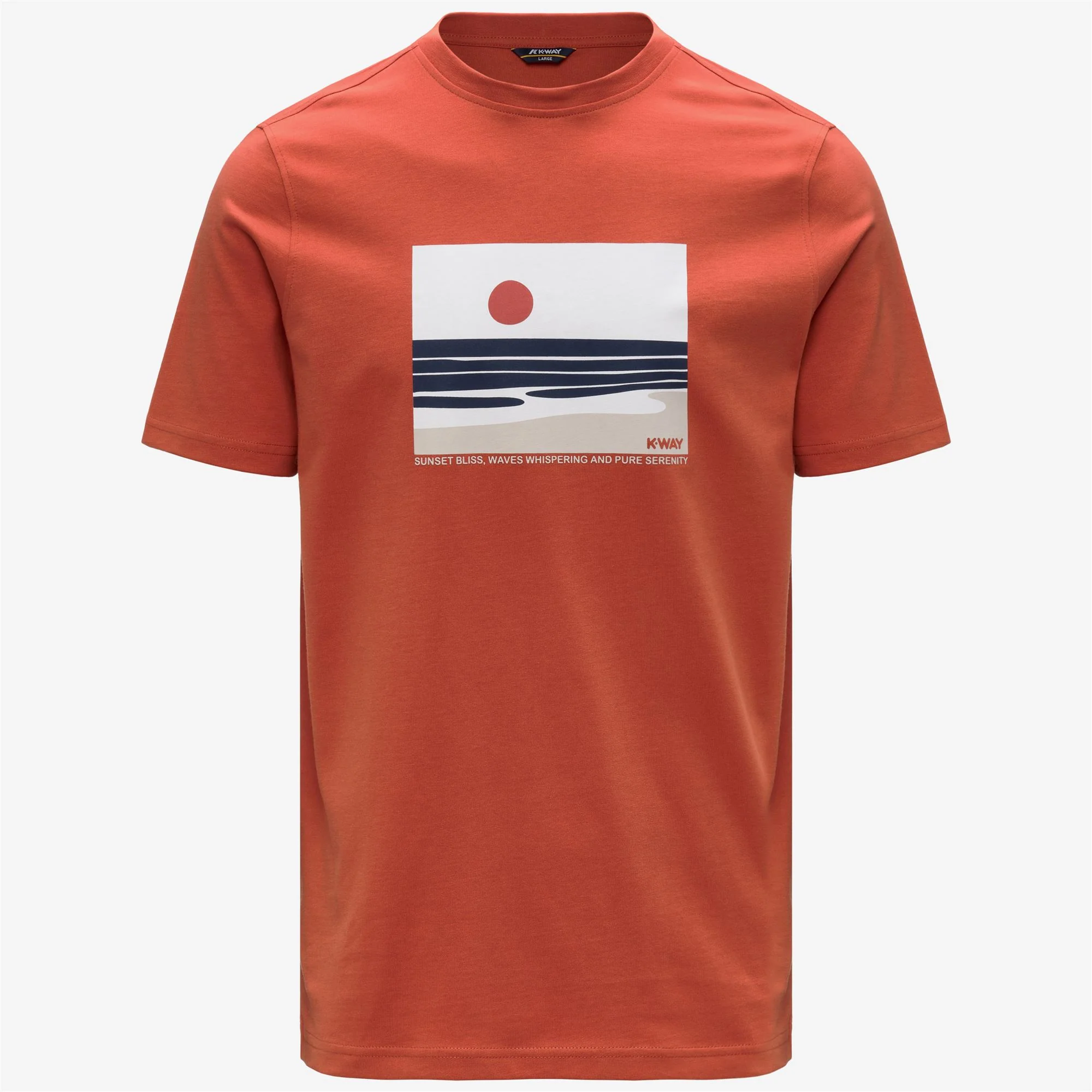 ODOM JERSEY SUNSET - T-ShirtsTop - T-Shirt - Man - ORANGE BROWNISH