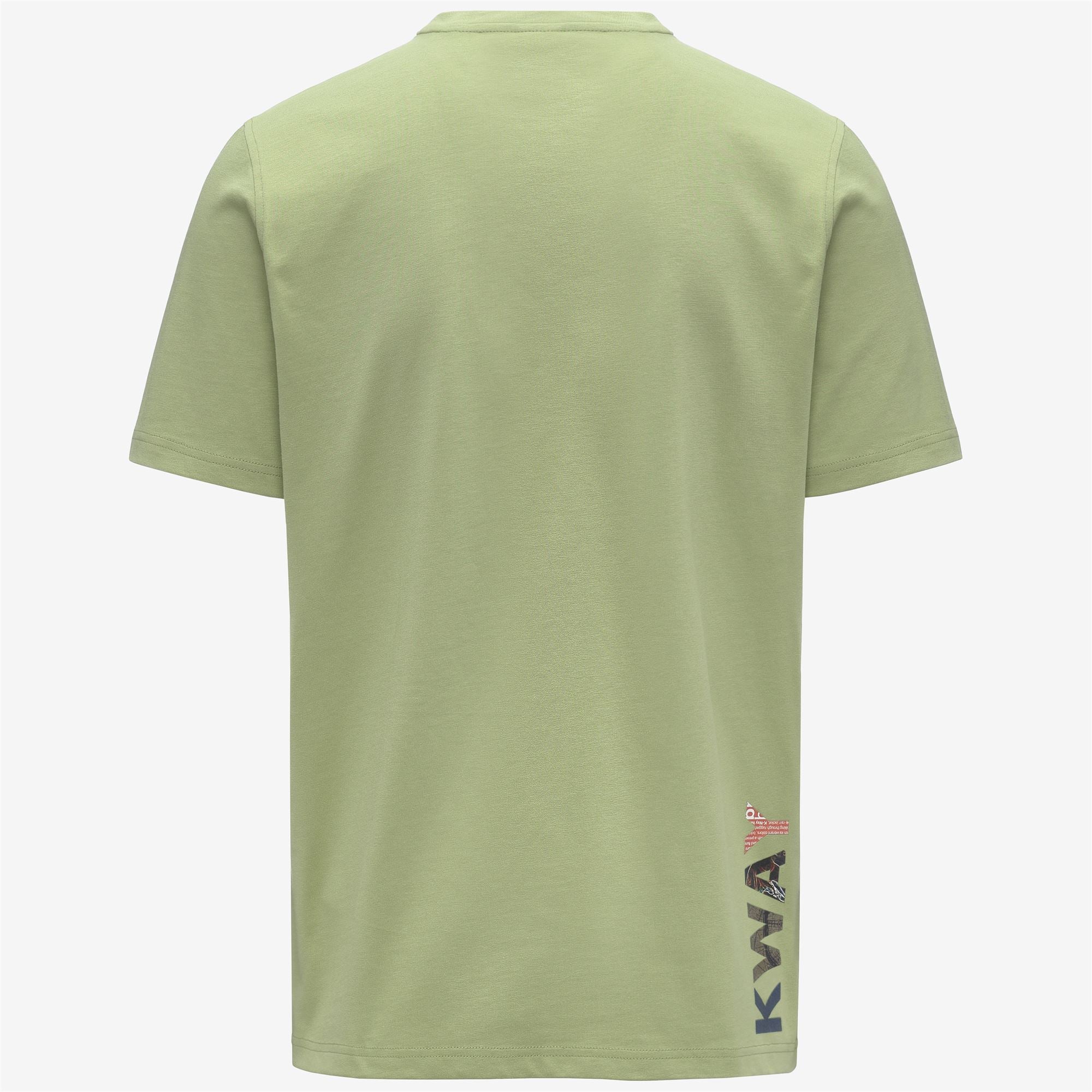 ODOM SLIM JERSEY KWAY LETTERING - T-ShirtsTop - T-Shirt - Man - GREEN DK LIME