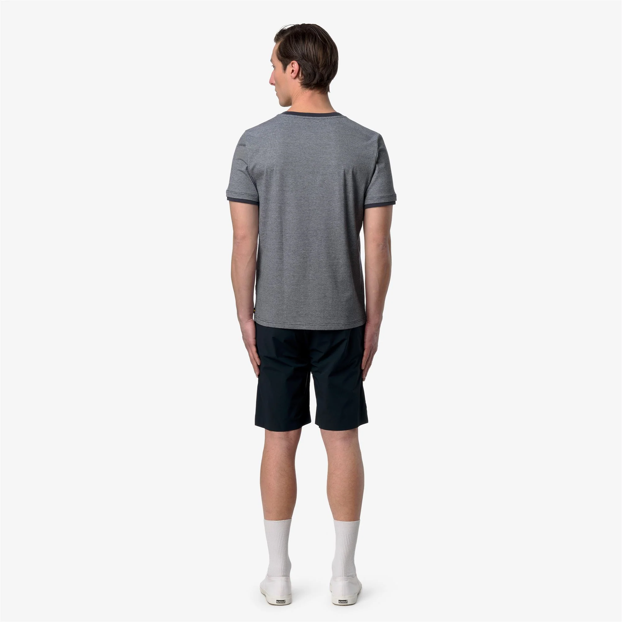 ODOM STRETCH CO STRIPES - T-ShirtsTop - T-Shirt - Man - BLUE-NATURAL STRIPES