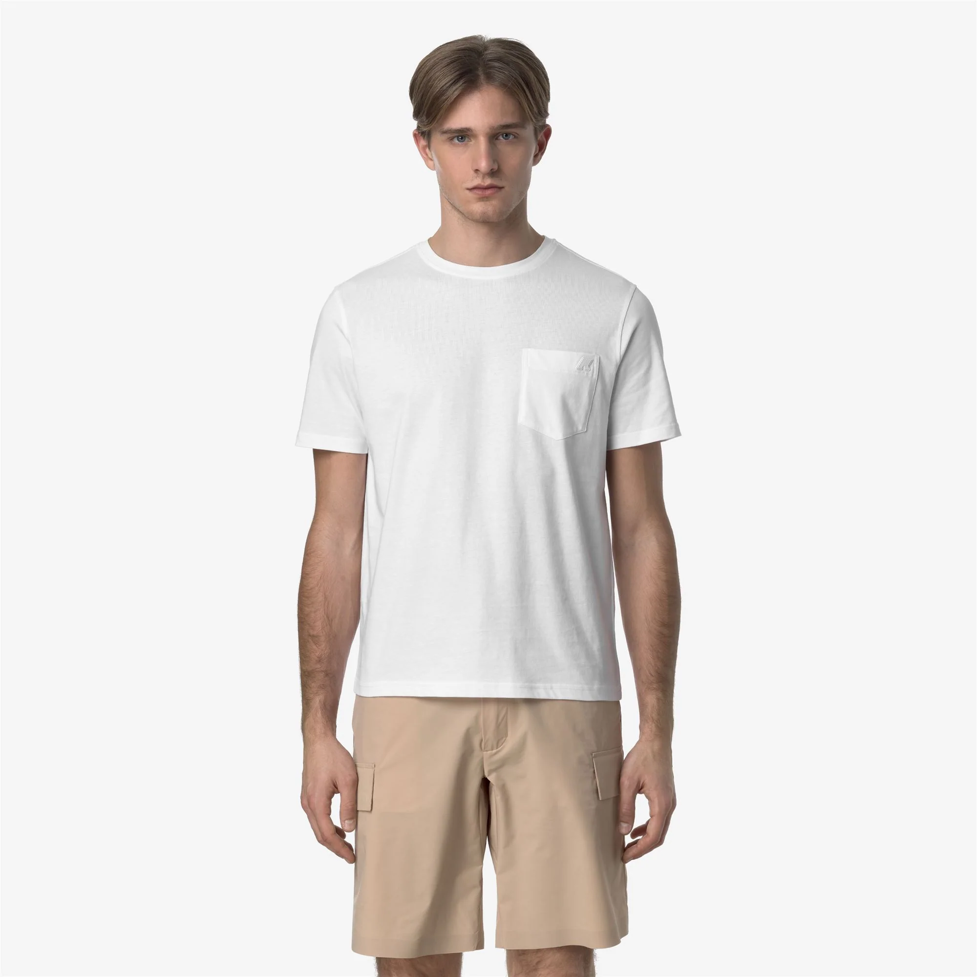 SIGUR JERSEY SLIM - T-ShirtsTop - T-Shirt - Man - WHITE