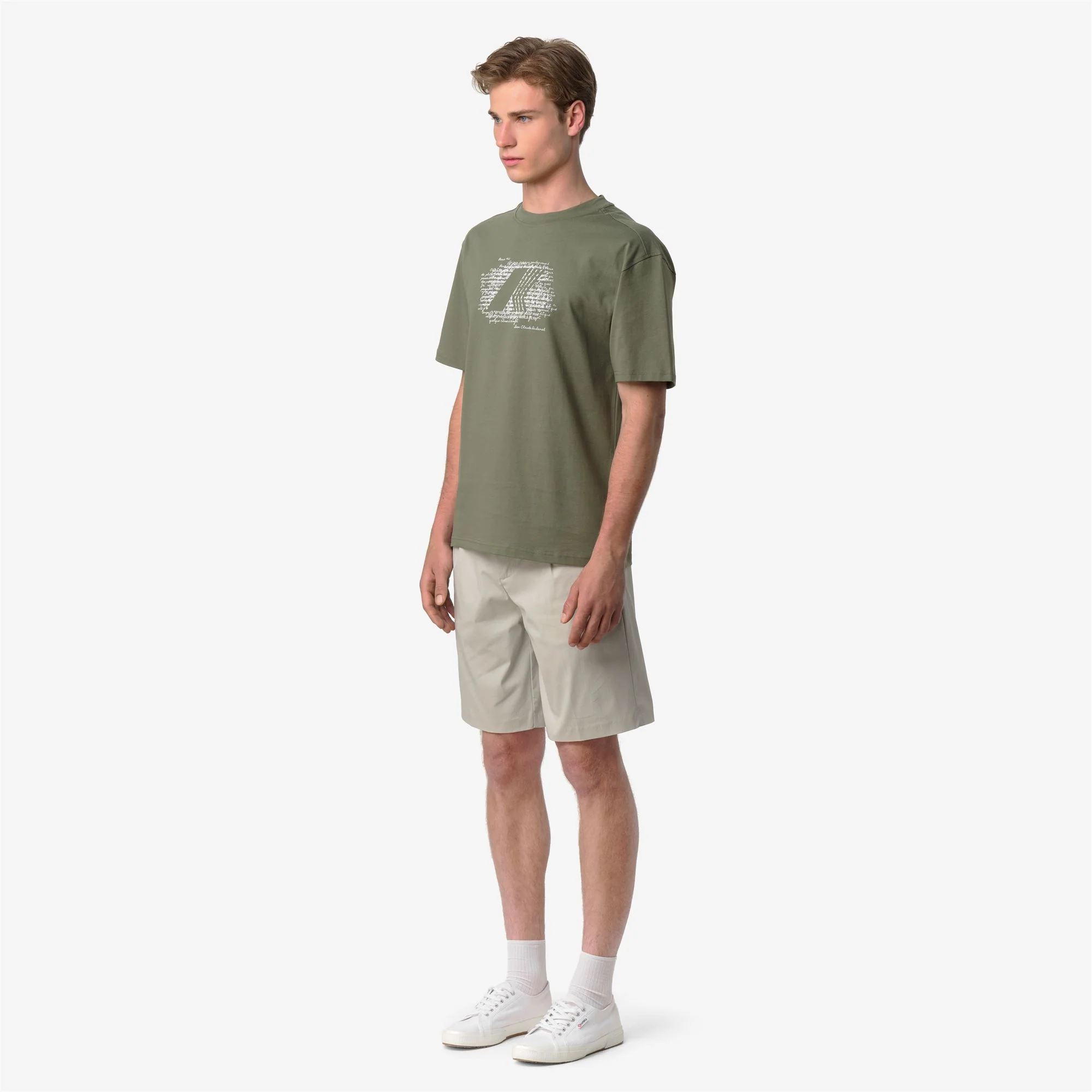 SOLO JERSEY HISTORY - T-ShirtsTop - T-Shirt - Man - GREEN LICHEN