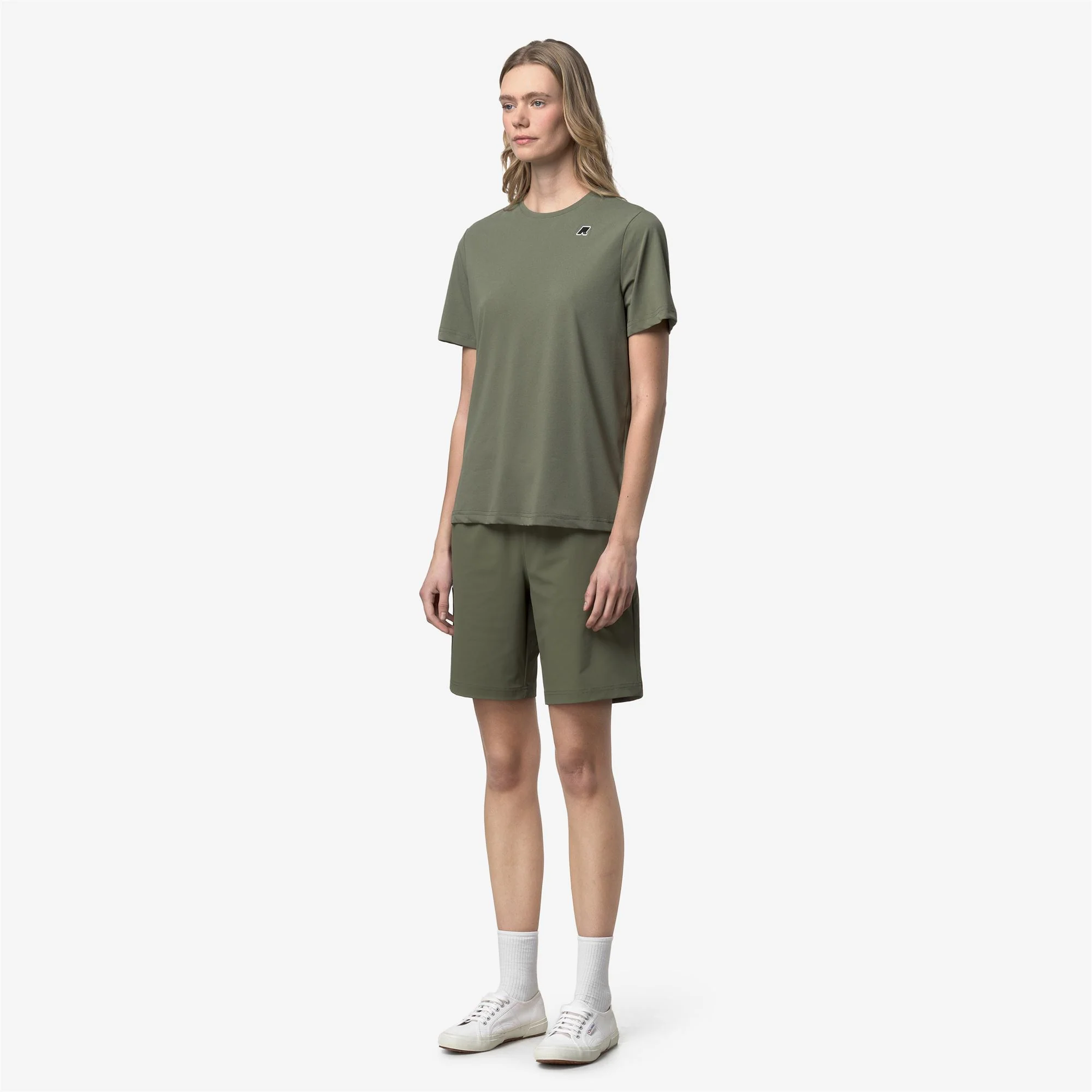 SERGINE TRAVEL - T-ShirtsTop - T-Shirt - Unisex - GREEN LICHEN