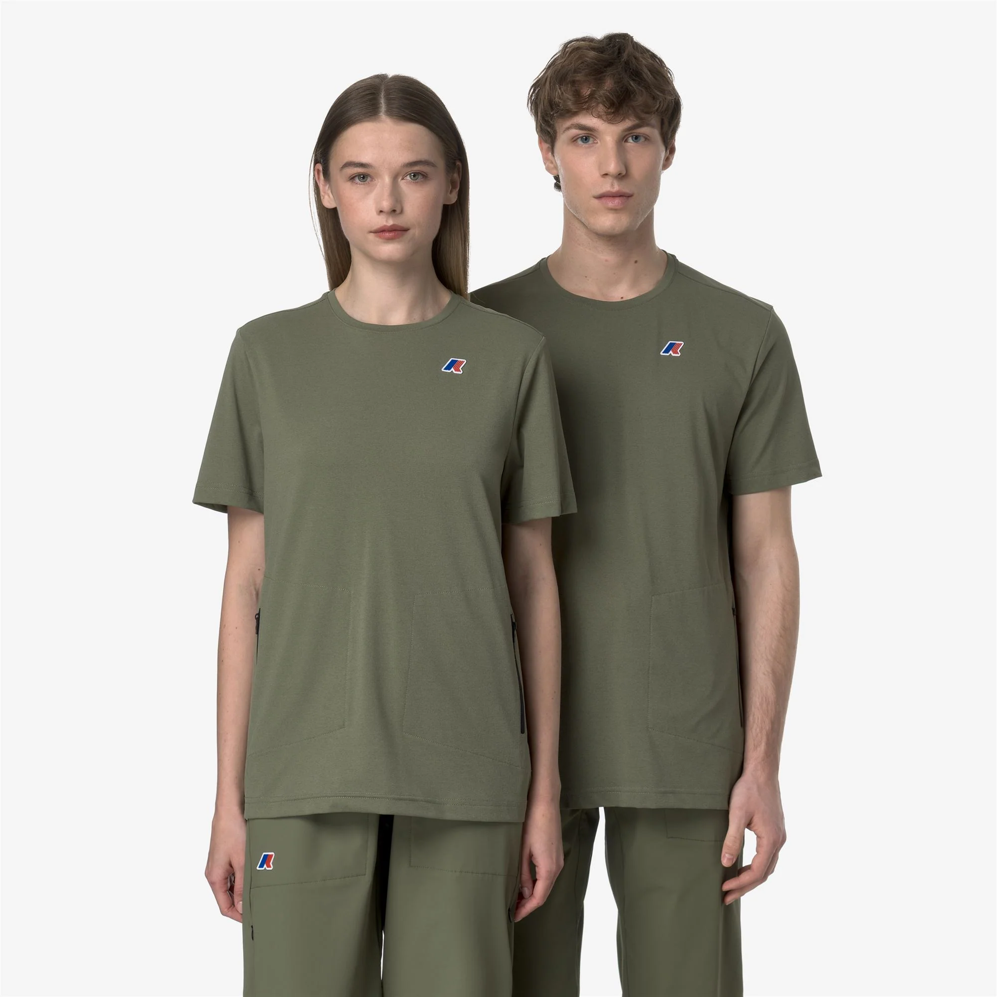 SERIL TRAVEL - T-ShirtsTop - T-Shirt - Unisex - GREEN LICHEN