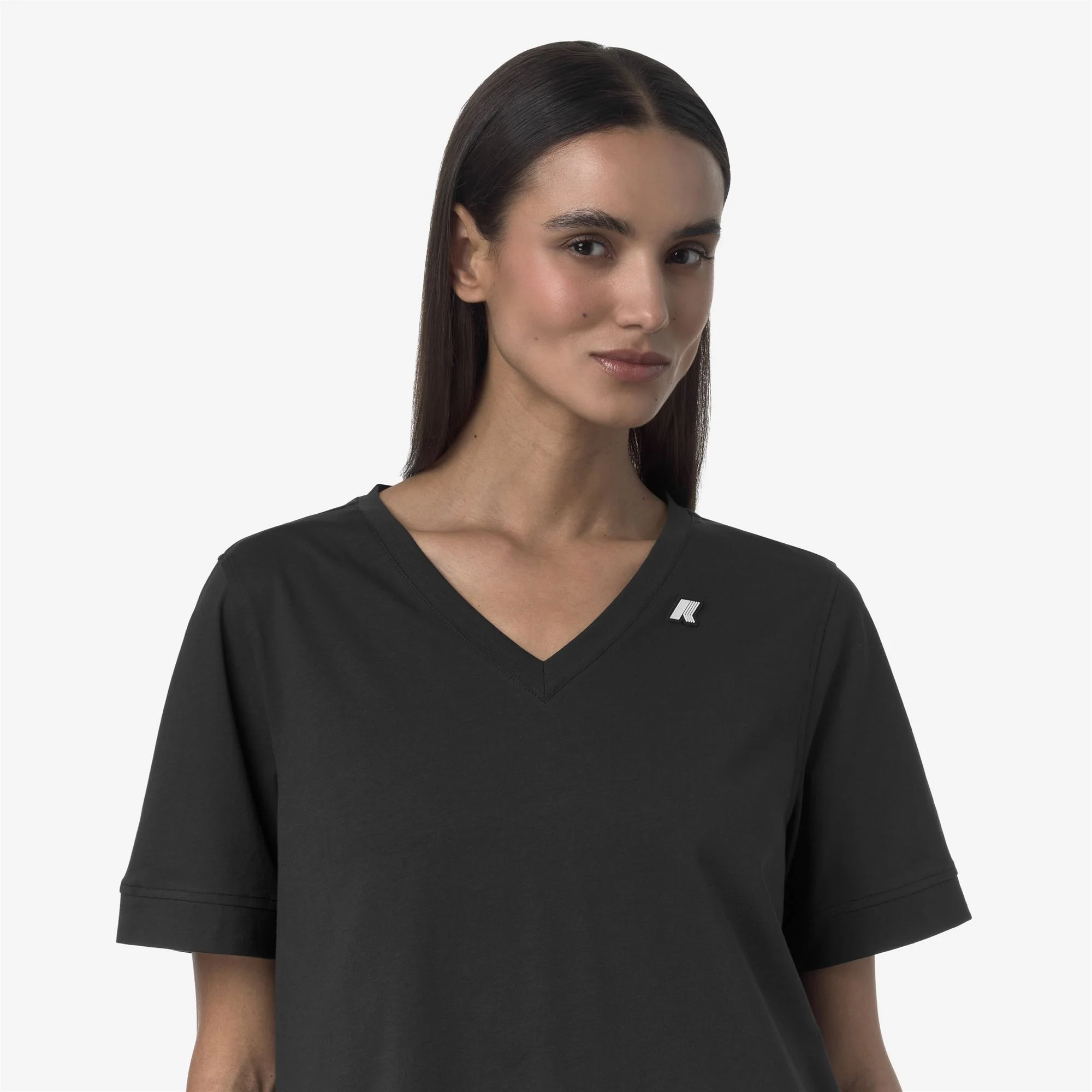 LEDA JERSEY - T-ShirtsTop - T-Shirt - Woman - BLACK PURE - Image 5