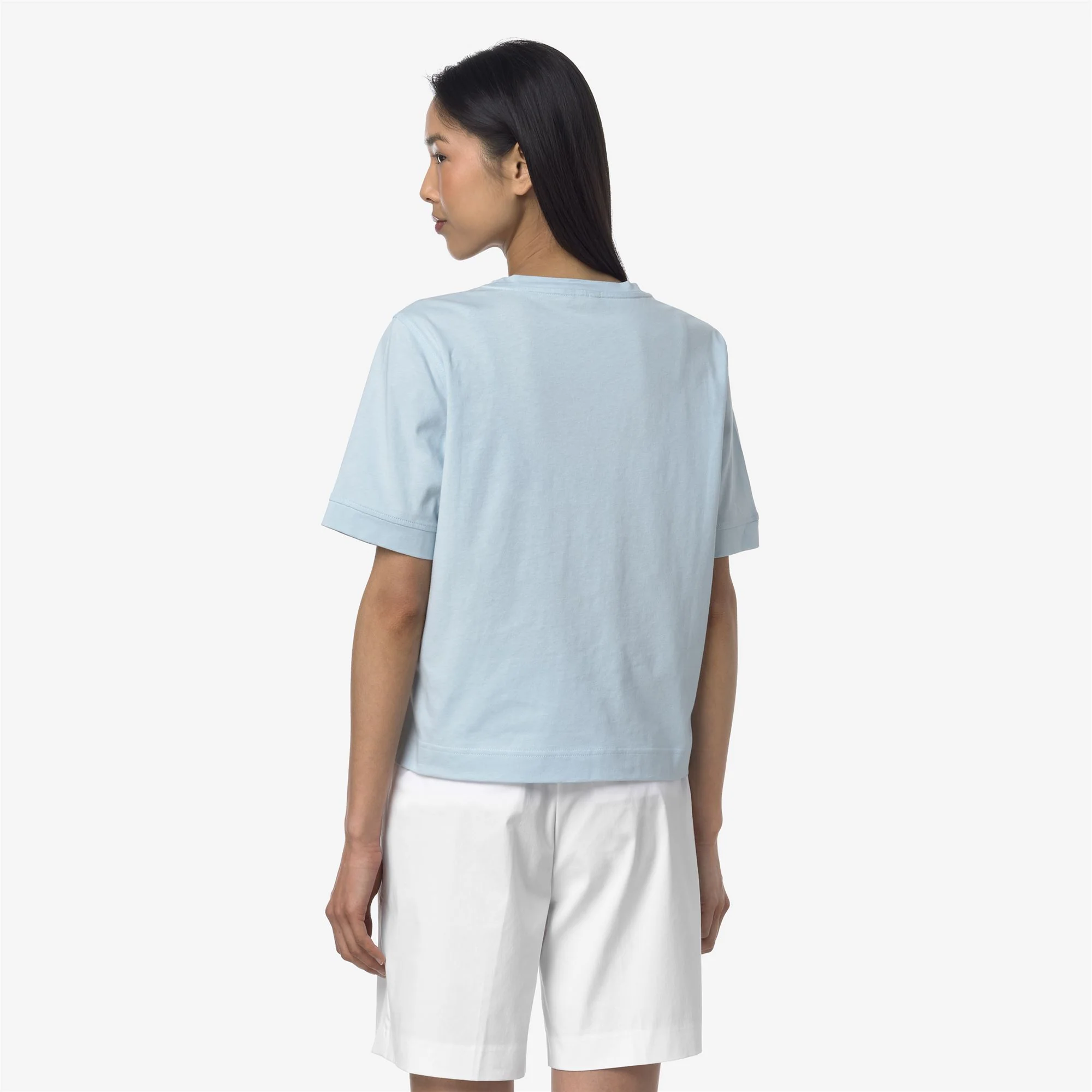 SELUNE JERSEY - T-ShirtsTop - T-Shirt - Woman - BLUE BABY - Image 4